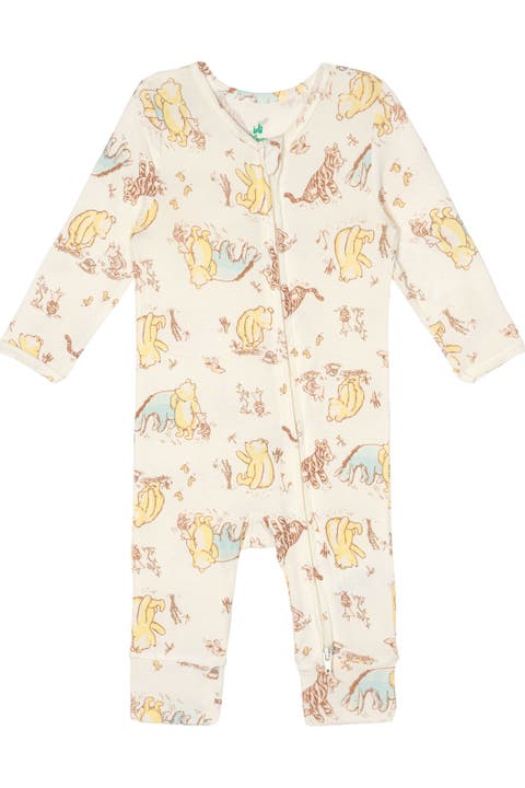 Winnie the Pooh Zip-Up One Piece Sleepwear