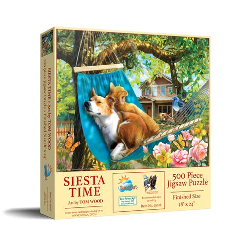 Siesta Time 500 piece Jigsaw Puzzle for Adults