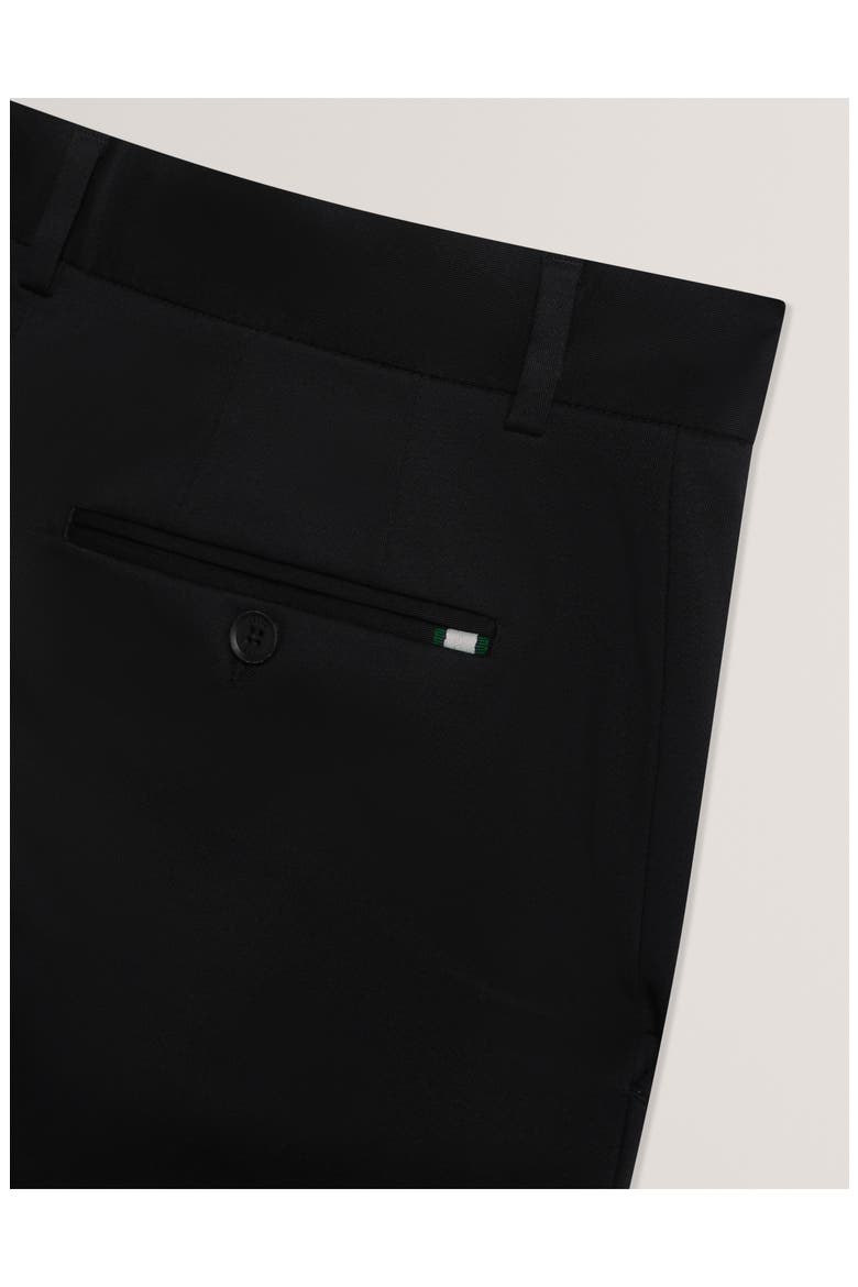 Loweton Slim Fit Stretch Cotton Chino Shorts, Alternate, color, BLACK