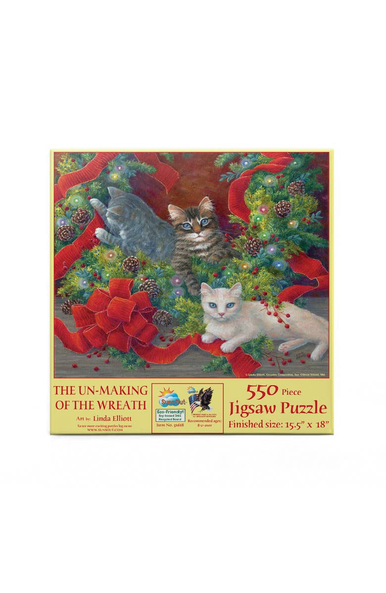 Sunsout The Unmaking of the Wreath 550 piece Jigsaw Puzzle for Adults, Alternate, color, Multicolor