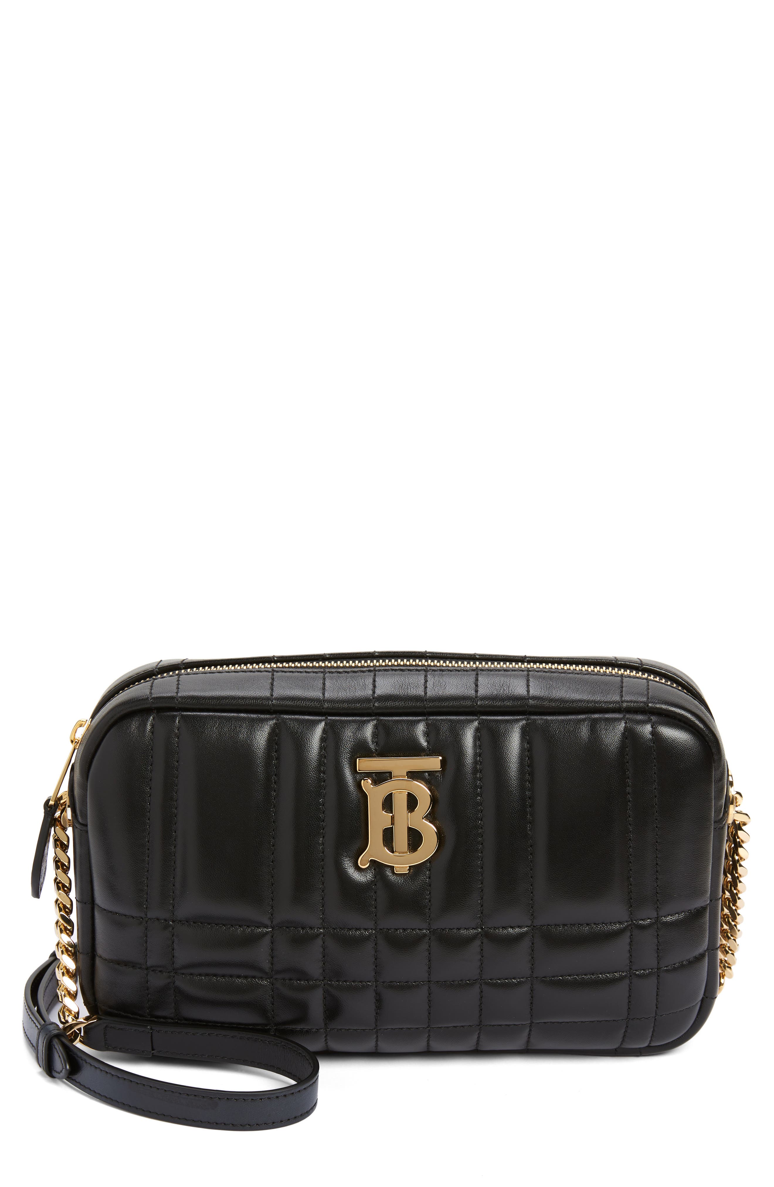 Burberry Small Lola Quilted Leather Camera Bag, Main, color, 