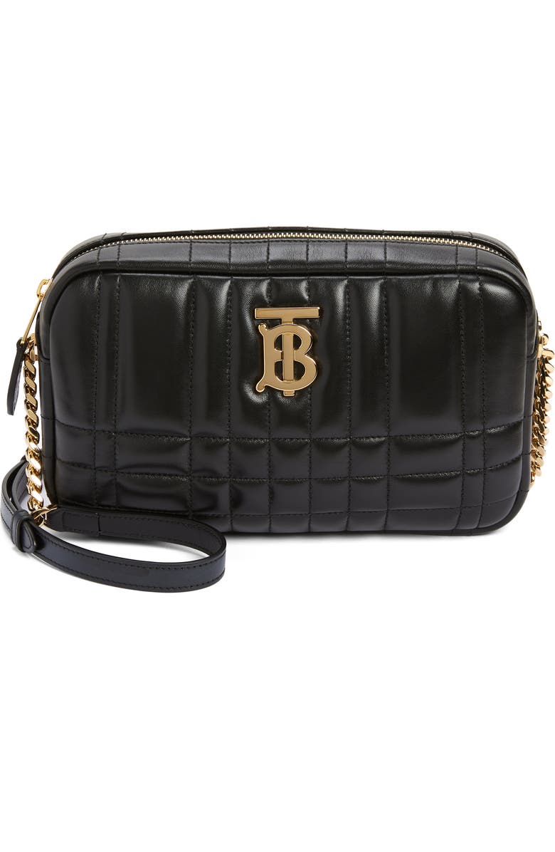 Burberry Small Lola Quilted Leather Camera Bag, Main, color,