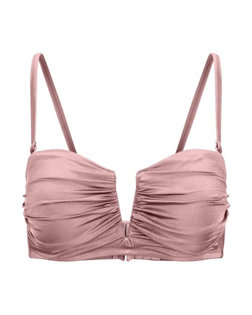 Adore Me Tanisha Swimwear Bikini Top In Medium Grey