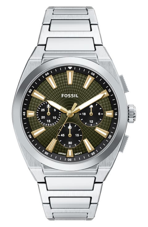 Everett Chronograph Bracelet Watch, 44mm