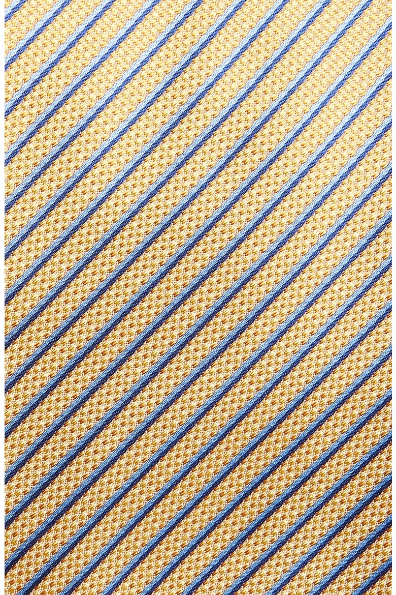 Stripe Silk Tie, Alternate, color, GOLD