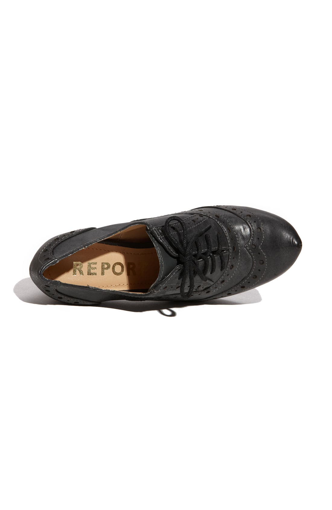 'Lance' Oxford Platform, Alternate, color, BLACK LEATHER