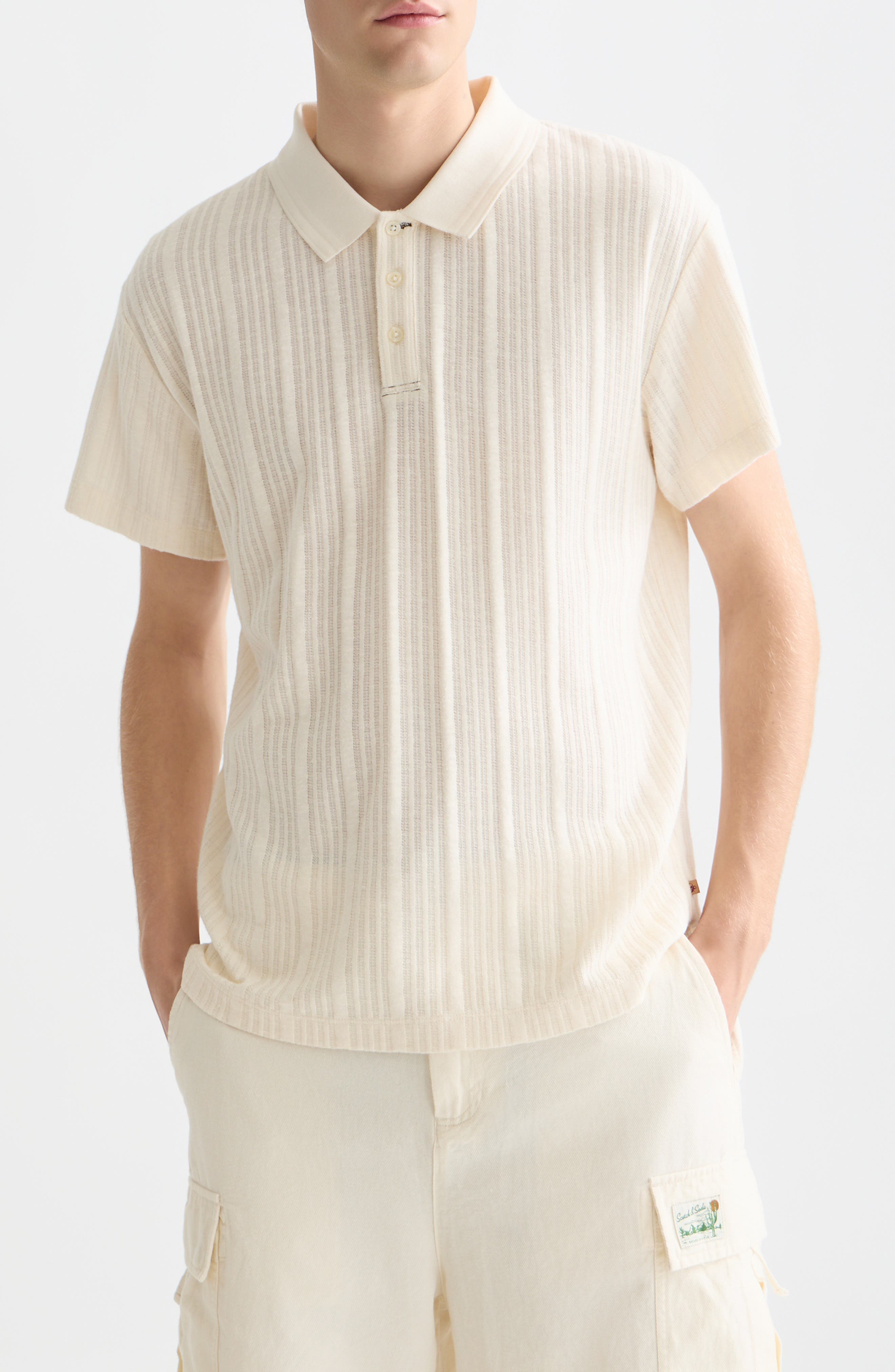 Relaxed Fit Rib Polo - image 3