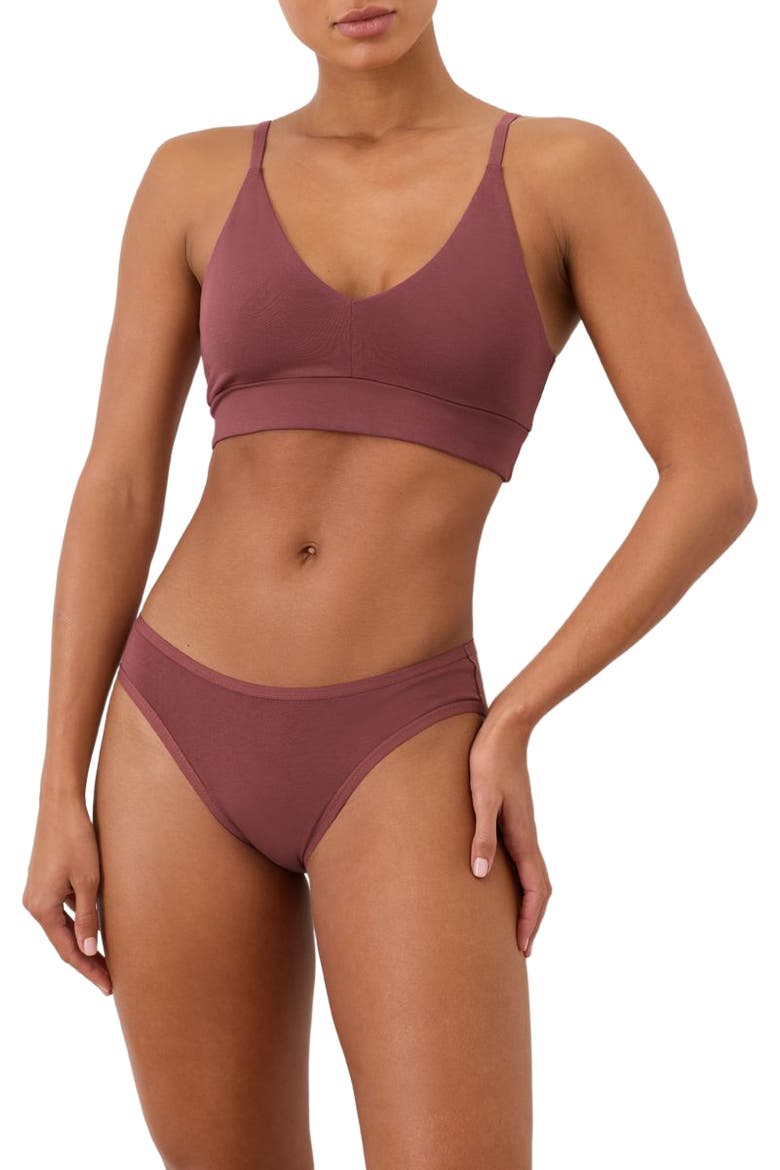 Everyday Classic Fit Bikini 5-Pack Made With Organic Cotton, Alternate, color, Everyday Lakeside Lilies