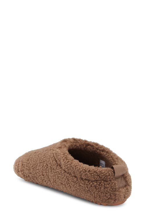 Nordstrom Greer Faux Shearling Clog Slipper In Brown