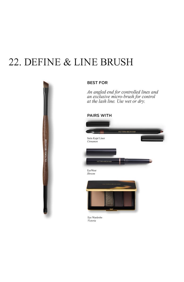 Victoria Beckham Define & Line Dual-Ended Brush, Alternate, color,