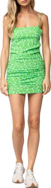 Sky to Moon Floral Tie Open Back Minidress