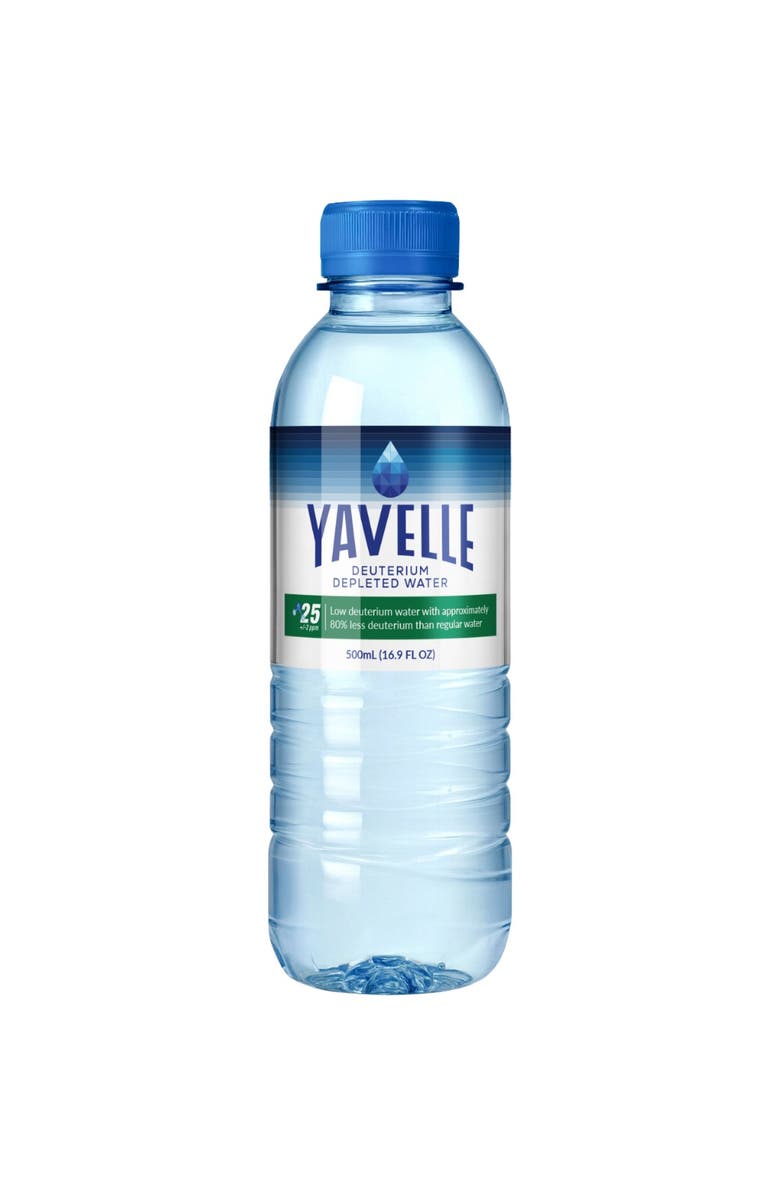 Yavelle Deuterium Depleted Water 25ppm 24 Pack, Main, color, Clear White