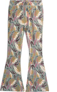 Mightly Organic Cotton Print Flare Leggings