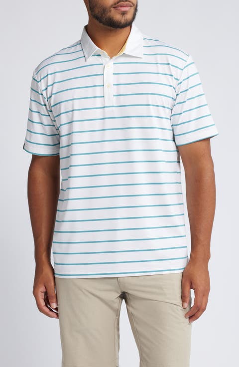 Pete Stripe Golf Polo