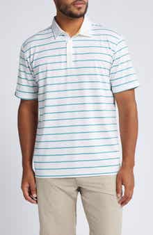 Swannies Pete Stripe Golf Polo