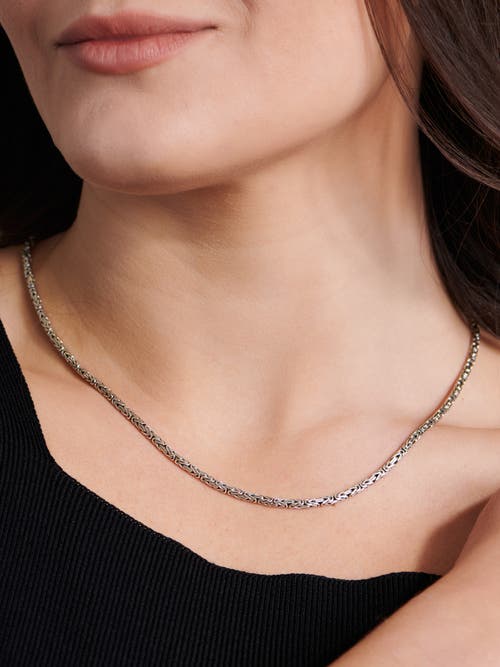 Devata Borobudur Round 2.5mm Chain Necklace In Metallic