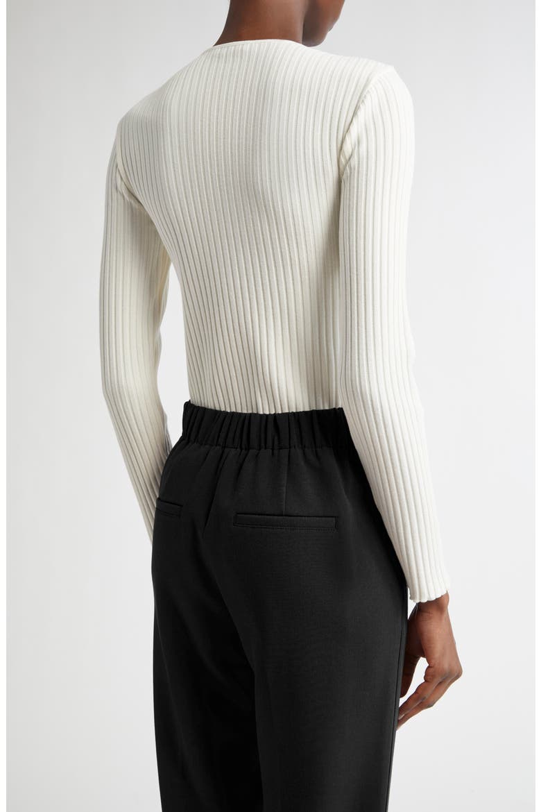 Long Sleeve Rib Henley, Alternate, color, WHITE