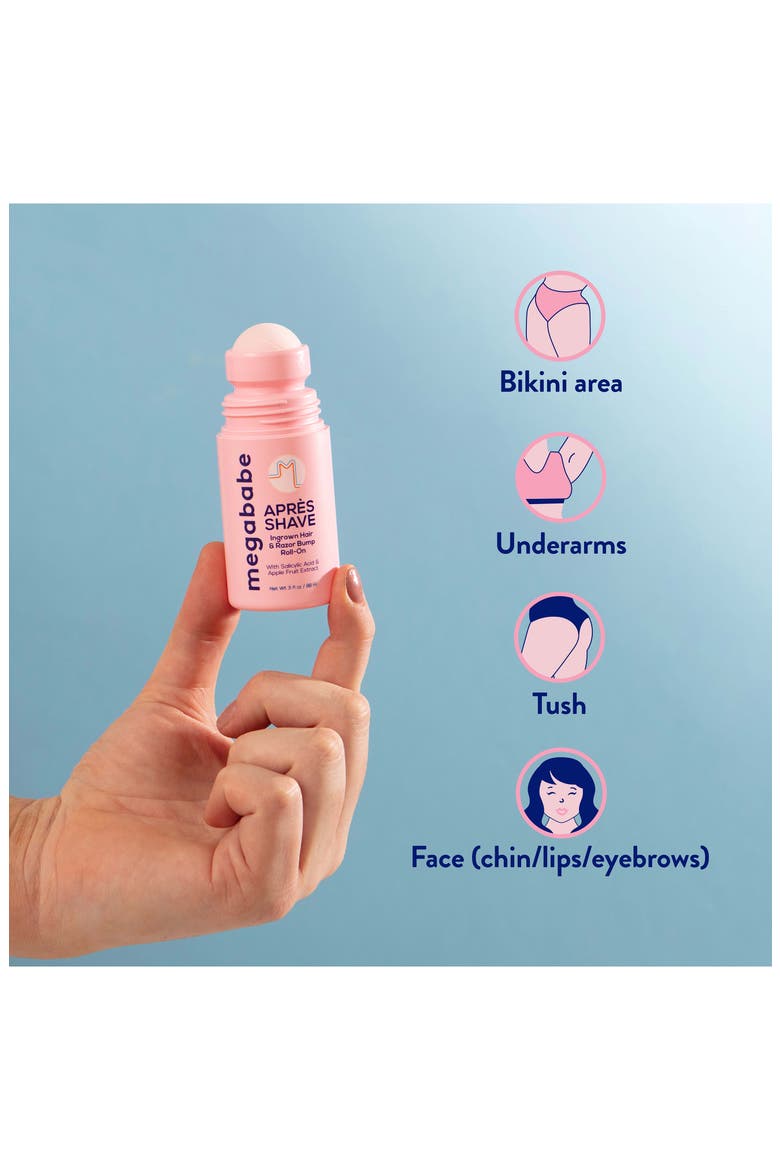 Après Shave Ingrown Hair & Razor Bump Roll-On, Alternate, color, PINK