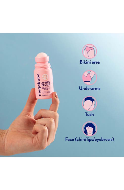 Megababe Après Shave Ingrown Hair & Razor Bump Roll-on In Pink