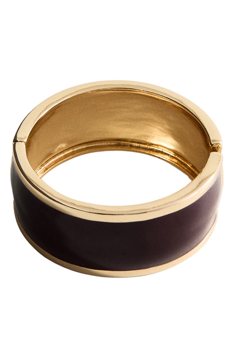 MANGO Rigid Volume Bangle, Main, color, Gold