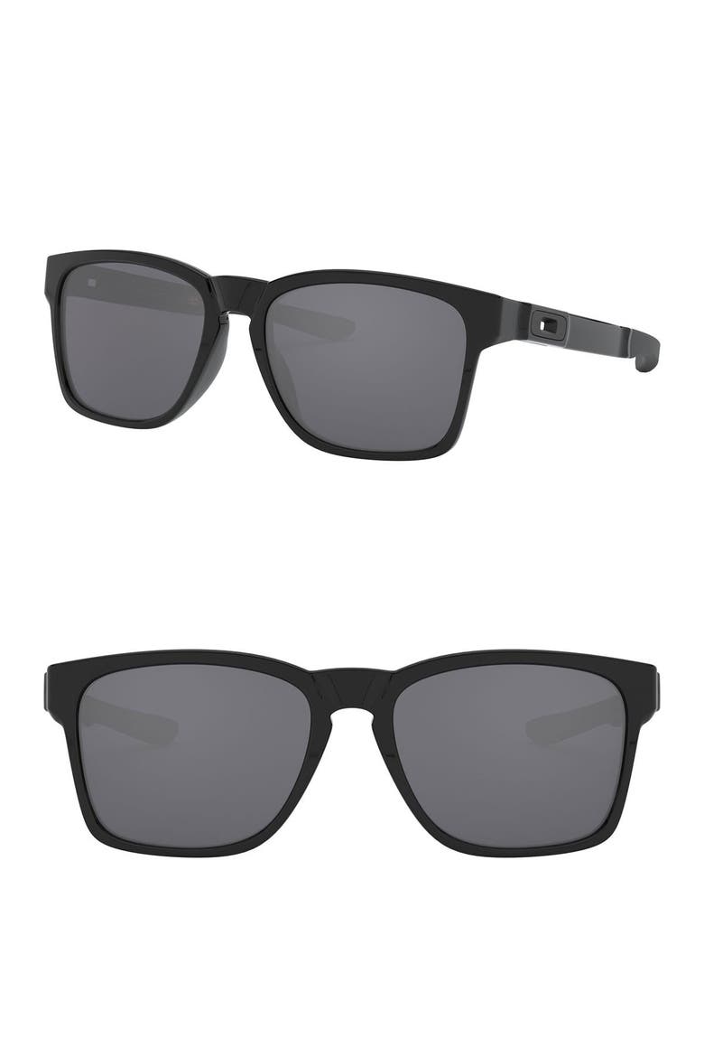 Chainlink 57mm Sunglasses, Alternate, color, BLACK