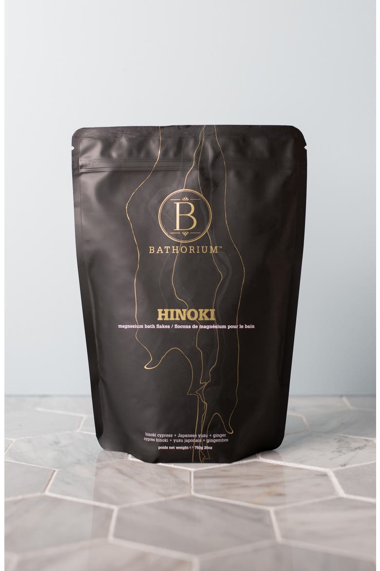 Hinoki Magnesium Bath Flakes, Alternate, color, NO COLOR