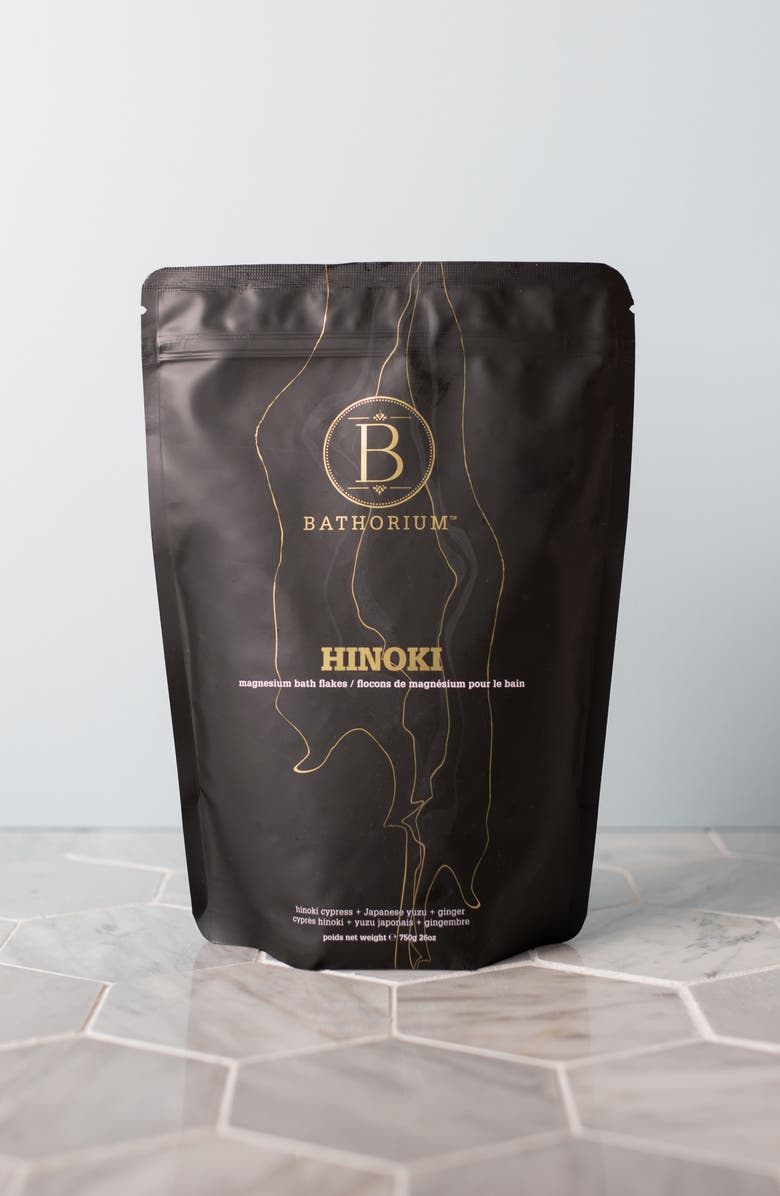 Bathorium Hinoki Magnesium Bath Flakes, Alternate, color, 