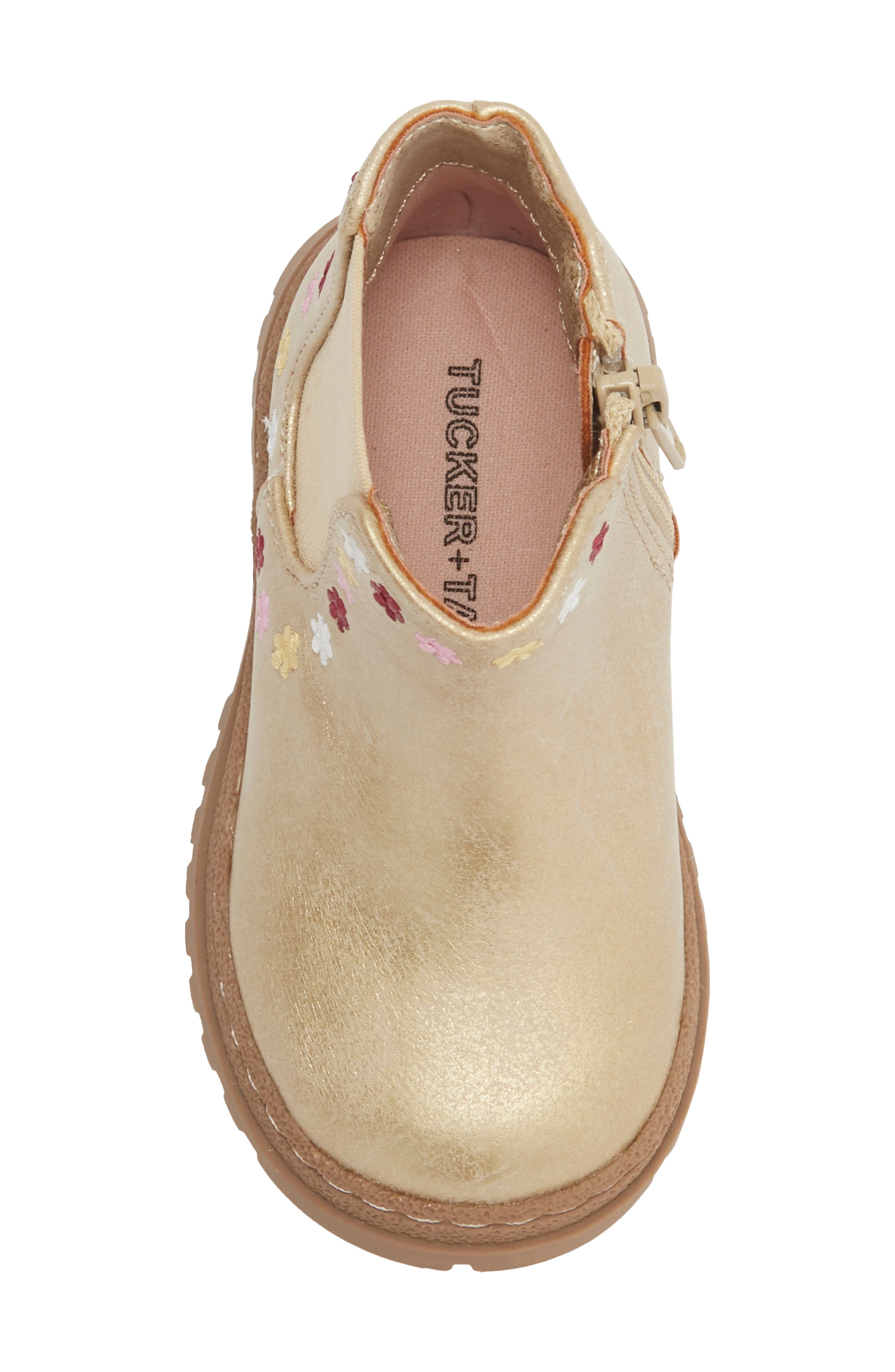 Kids' Ariana Bootie, Alternate, color, GOLD METALLIC