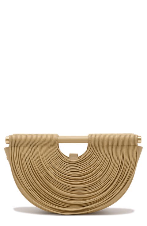 Lou Leather Top Handle Bag