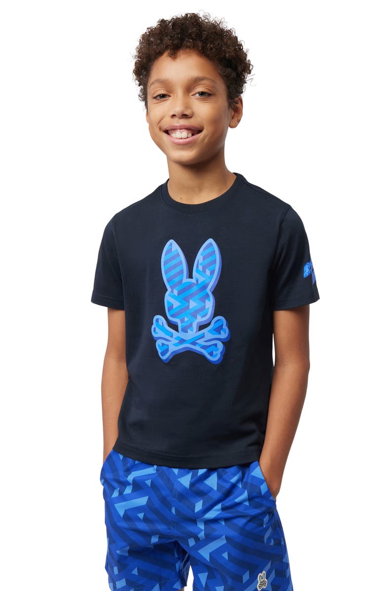 Psycho Bunny Kids' Pisani Graphic Tee, Alternate, color, 
