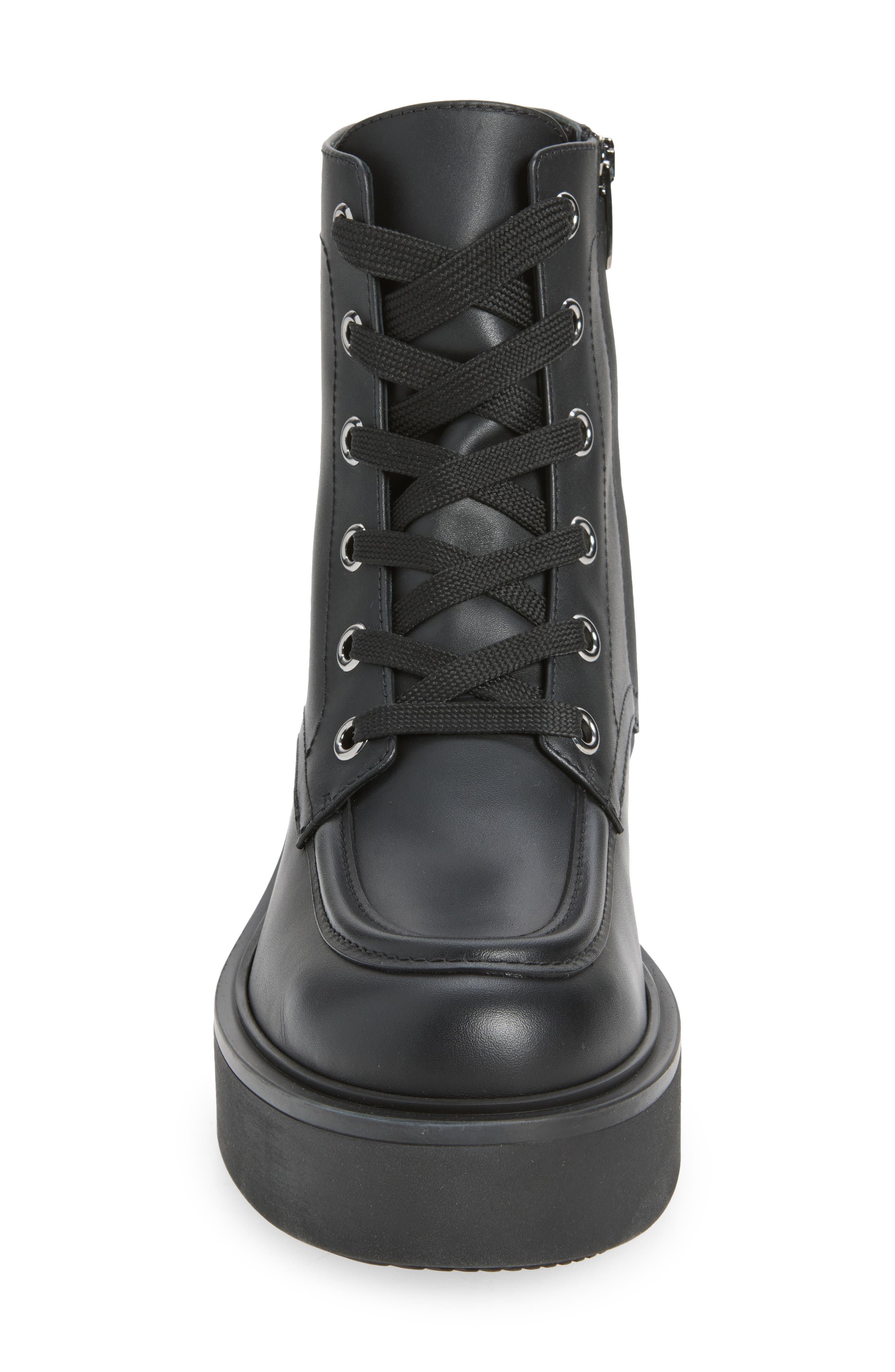 Paro Lace-up Boot, Alternate, color, BLACK