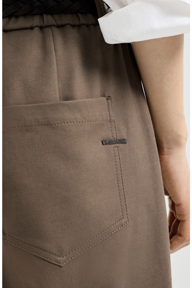 Baggy Pull-On trousers, Alternate, color, Brown