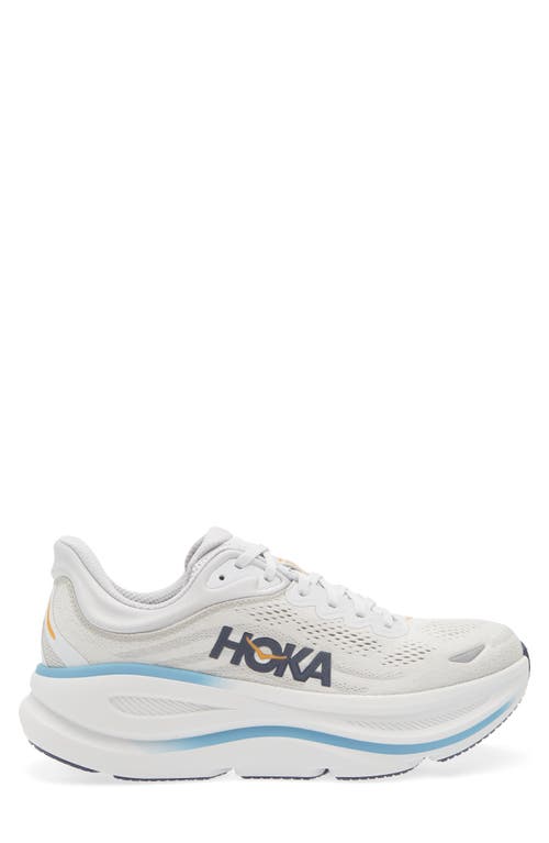 Hoka Bondi 9 Running Shoe In Gray