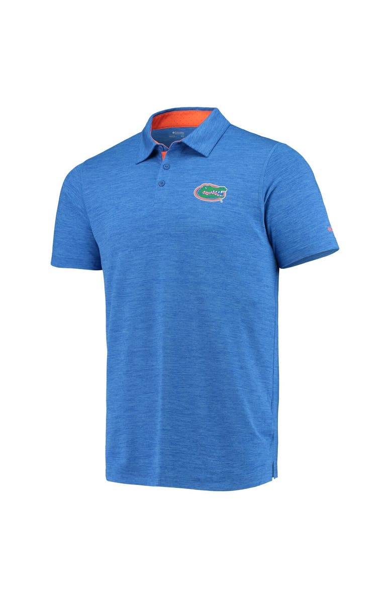 Columbia Men's Columbia Royal Florida Gators Tech Trail Omni-Shade Polo, Alternate, color,