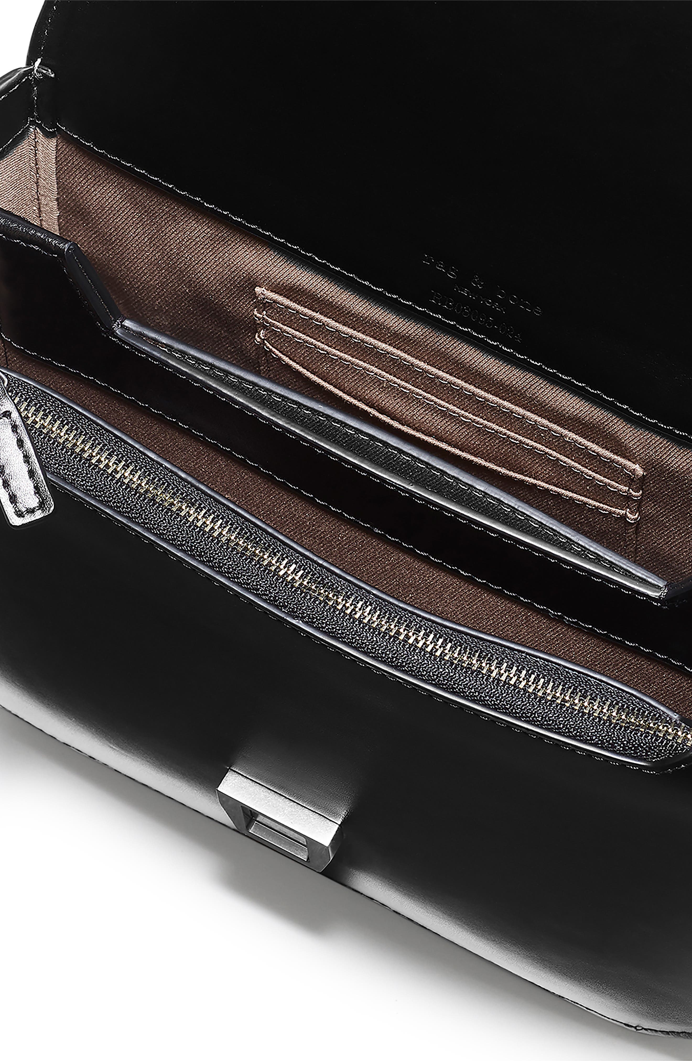 rag & bone Max Leather Crossbody Bag, Alternate, color, 