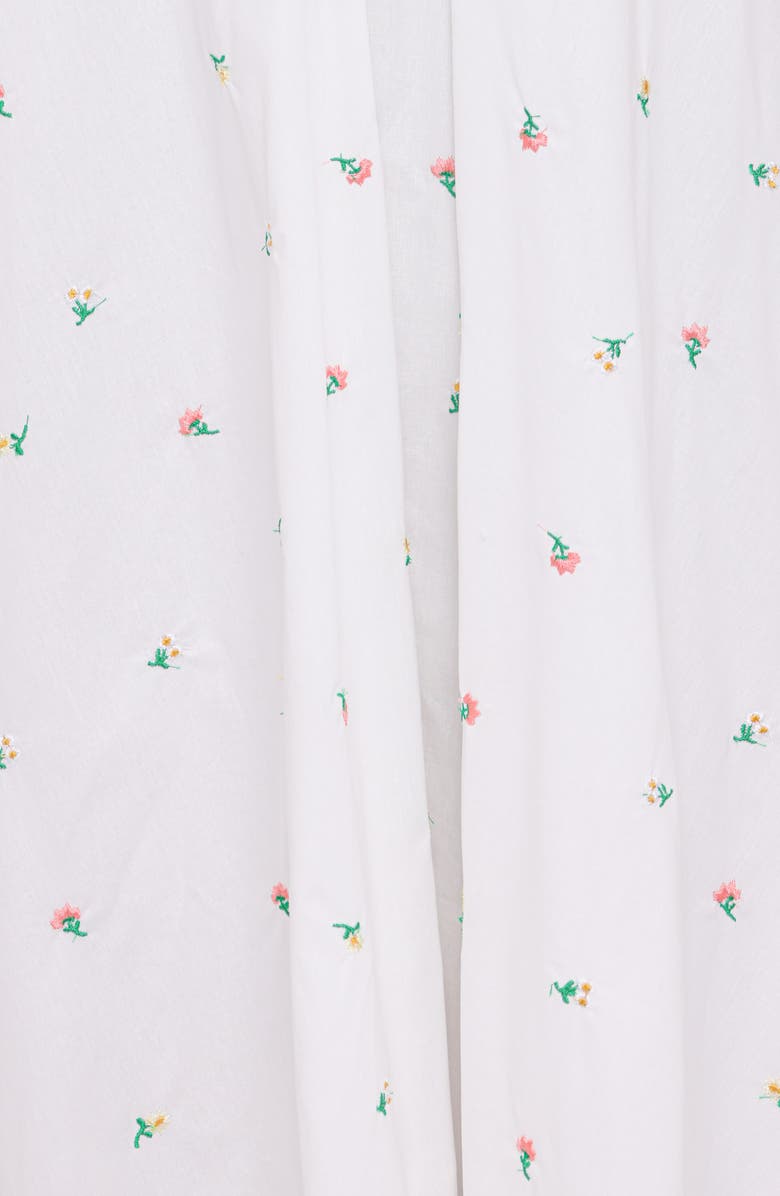 Petal & Pup Laurita Cotton Maxi Dress, Alternate, color, White Floral