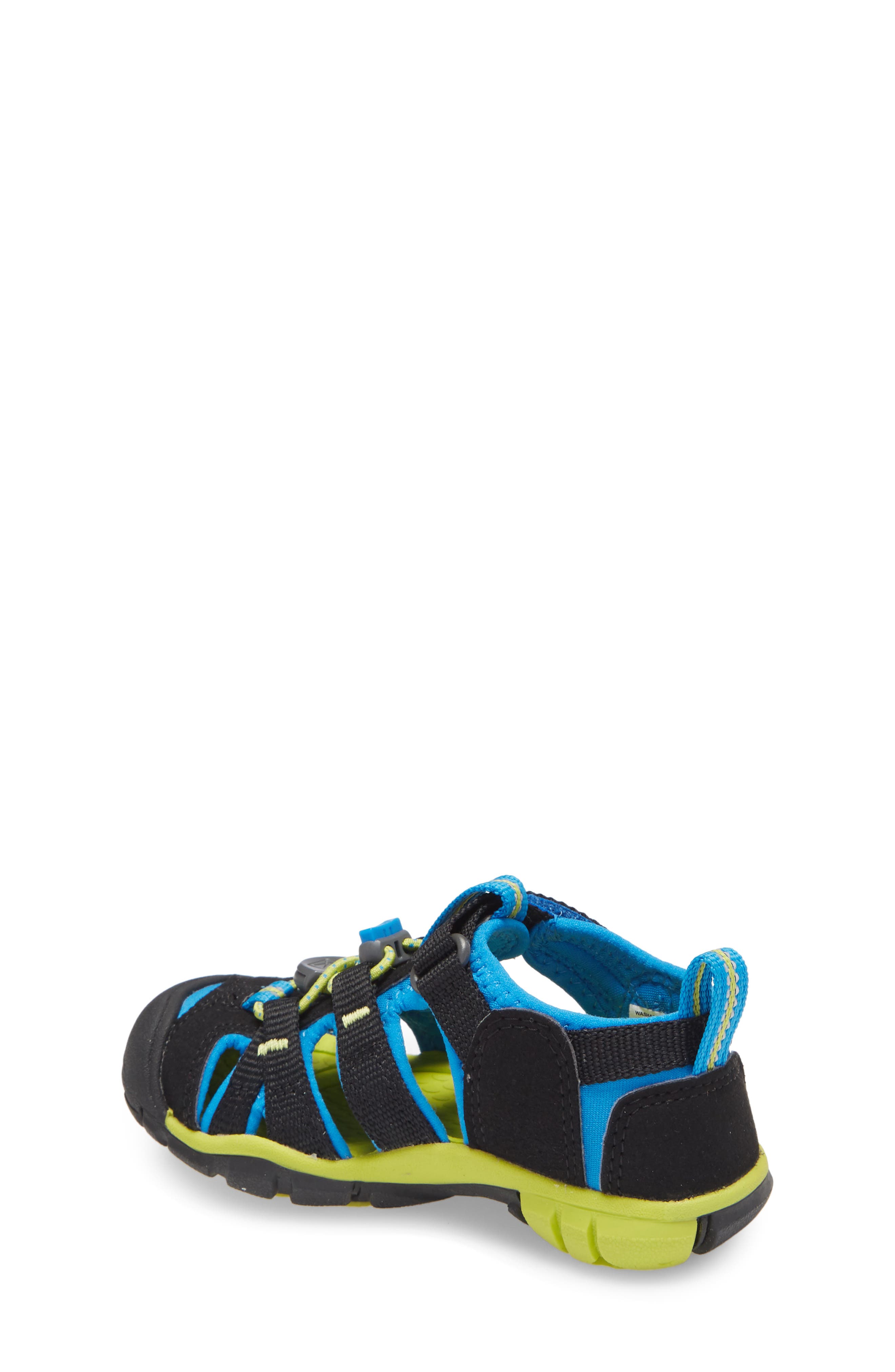 KEEN Seacamp II CNX Water Friendly Sandal, Alternate, color, Black/ Brilliant Blue