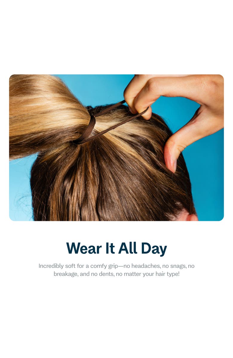 Gimme Beauty Low Profile Hair Bands, Alternate, color, Light Brown