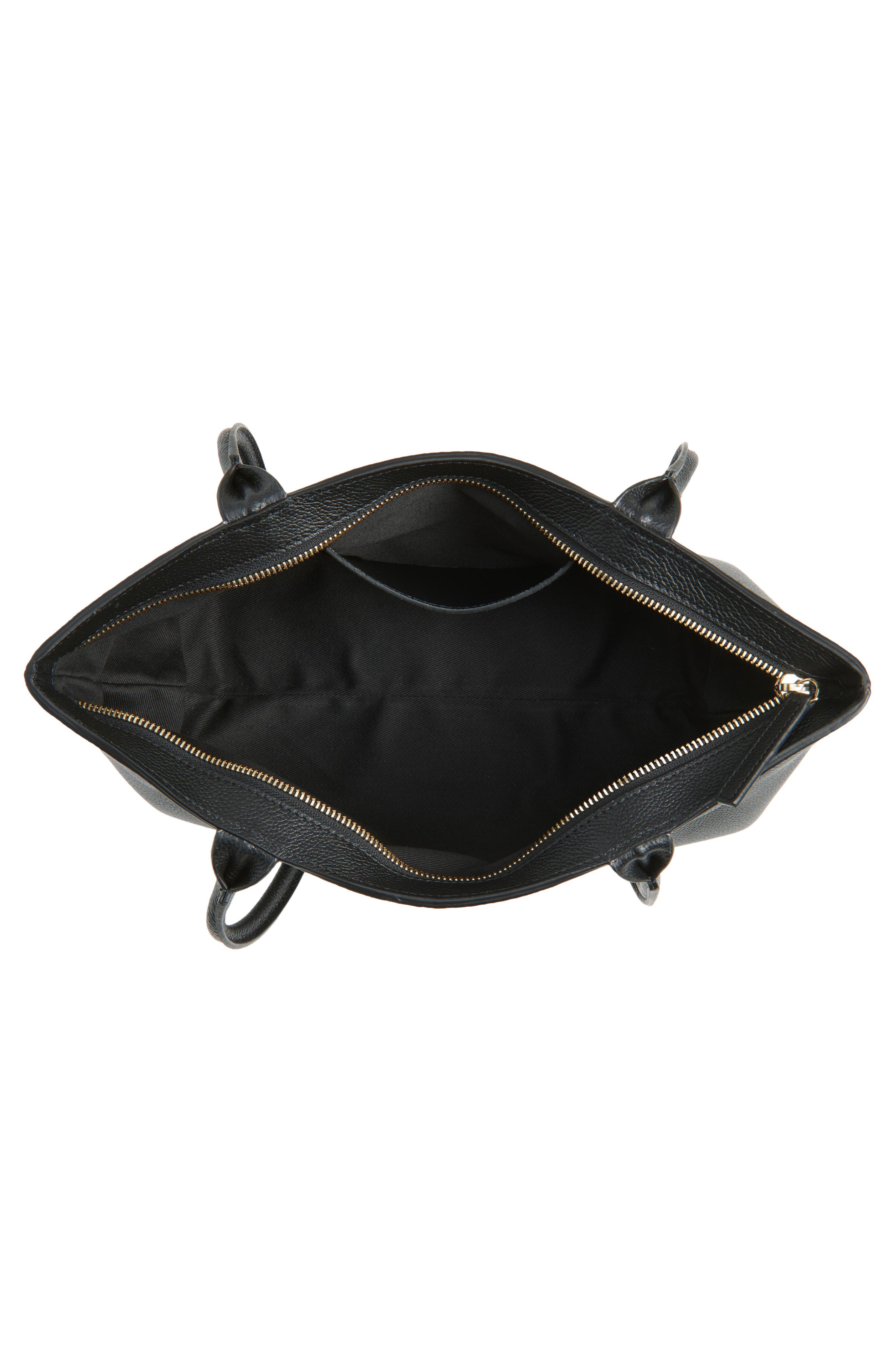 DeMellier The New York Leather Shoulder Bag, Alternate, color, Black