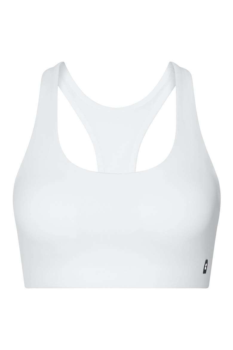 Studio Racerback Sports Bra, Alternate, color, WHITE