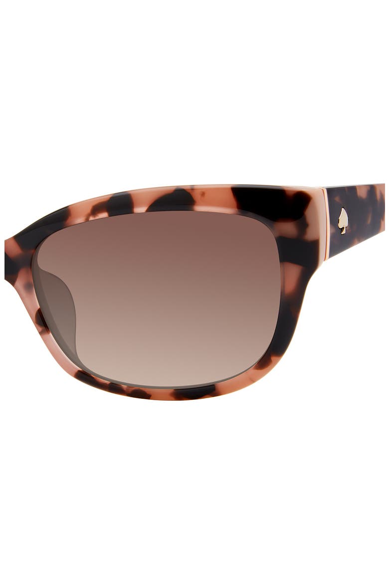53mm johanna square sunglasses, Alternate, color, PINK HAVANA