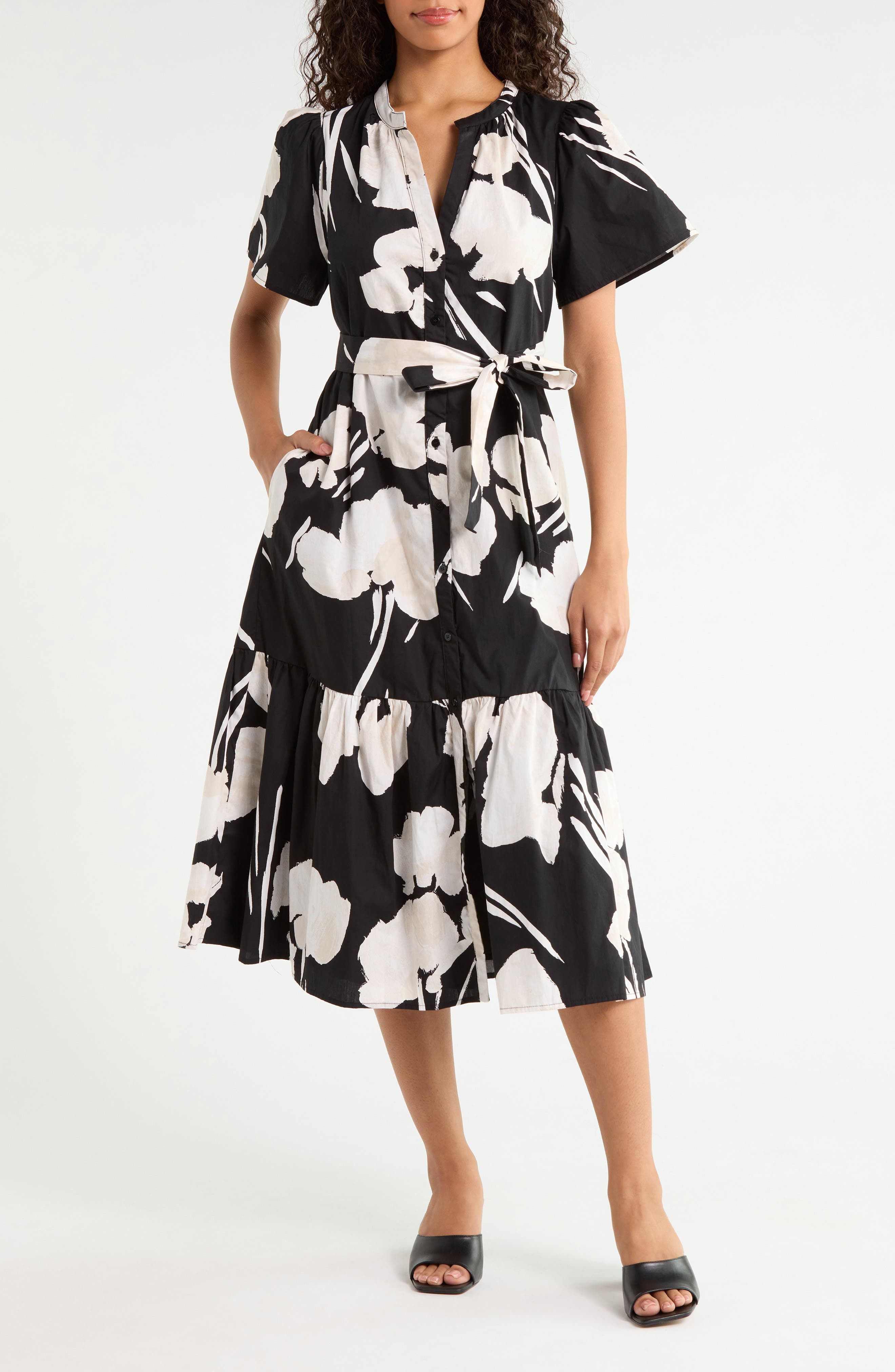 selected CREAM BLACK