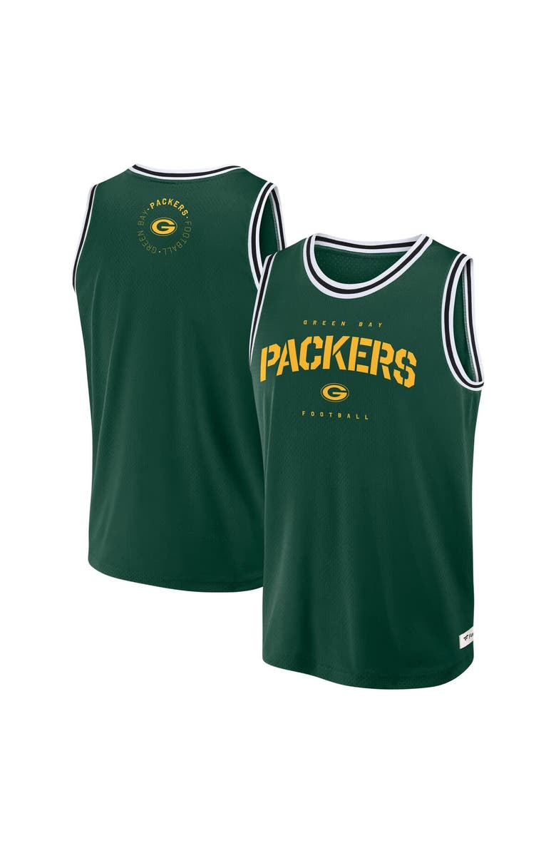 FANATICS Men's Fanatics Green Green Bay Packers Elements Future Ground Jersey Tank Top, Main, color, Green