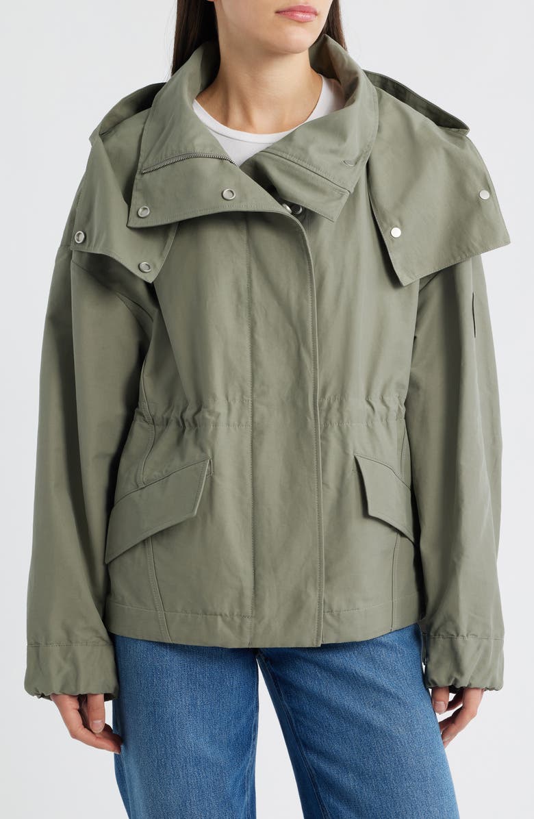 Canada Goose Olivine Oversize Water Repellent Bonded Twill Jacket, Main, color, Sagebrush-Armoise