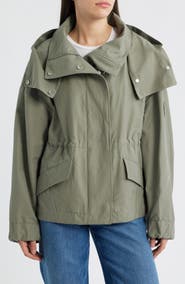 Canada Goose Olivine Oversize Water Repellent Bonded Twill Jacket