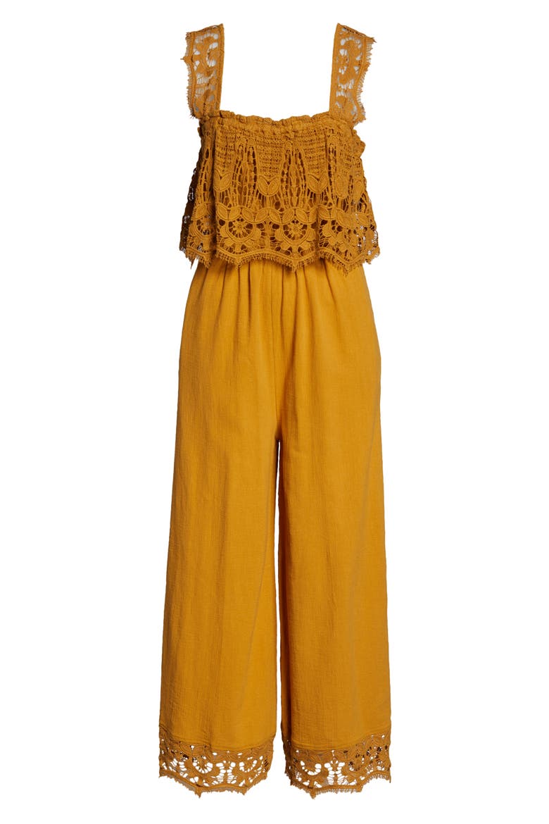 Endless Summer by Free People In Your Dreams Jumpsuit, Alternate, color, HONEYSUCKLE