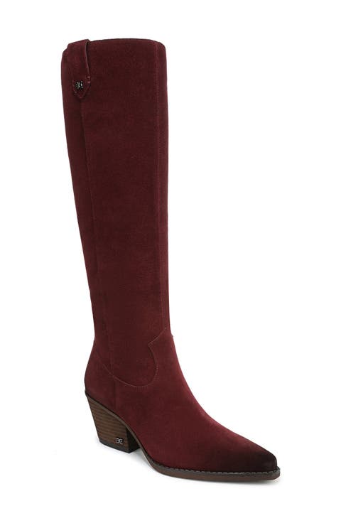 Burgundy Knee-High Boots for Women | Nordstrom