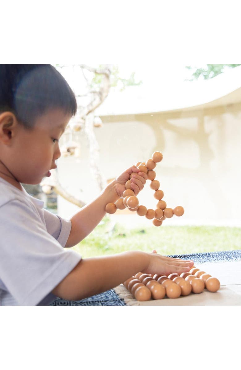 Kaplan Early Learning Company BendiBeads - Natural - Set of 12, Alternate, color, Natural