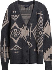 Pendleton Oversize Wool Blend Cardigan