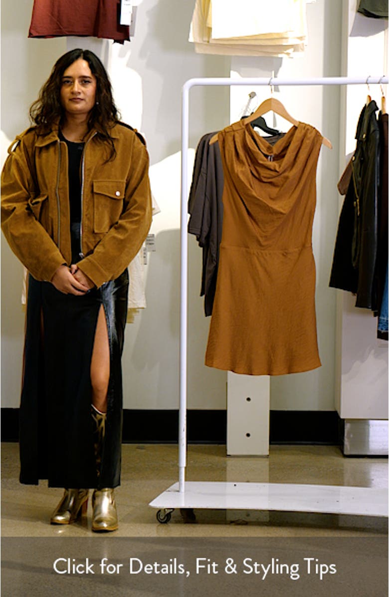 Asymmetric Drape Dress, sales video thumbnail